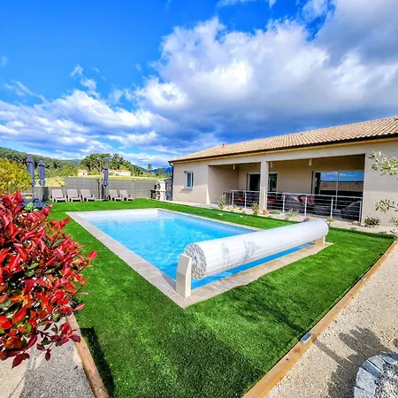 En Ardeche L'olympe Climatisee Avec Sa Piscine Privee Et Chauffee *