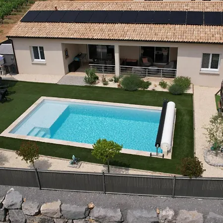 En Ardeche L'olympe Climatisee Avec Sa Piscine Privee Et Chauffee * Joyeuse