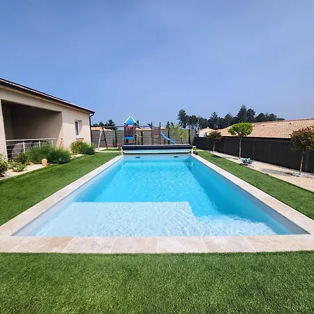En Ardeche L'olympe Climatisee Avec Sa Piscine Privee Et Chauffee