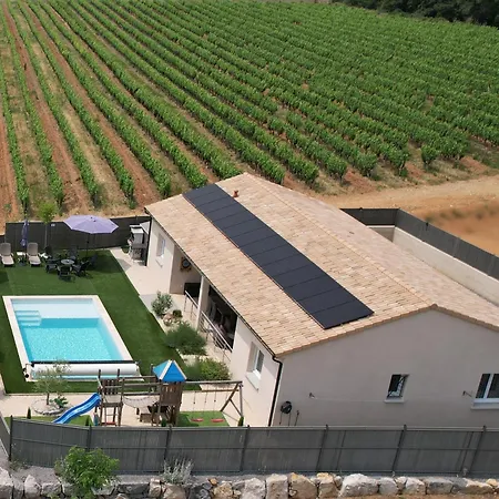 En Ardeche L'olympe Climatisee Avec Sa Piscine Privee Et Chauffee Villa